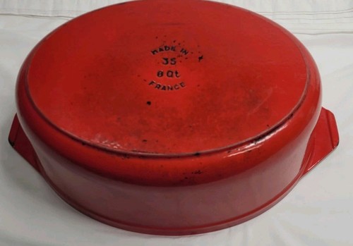 Large enamel cast iron - iron, qt