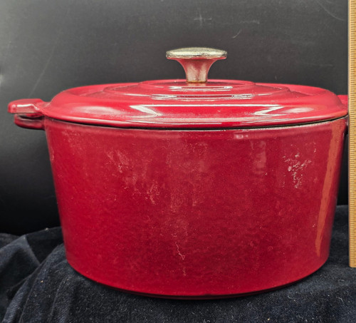 Staub basix red enameled - staub,