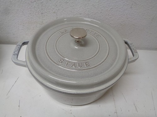 Staub cocotte round gray - staub,